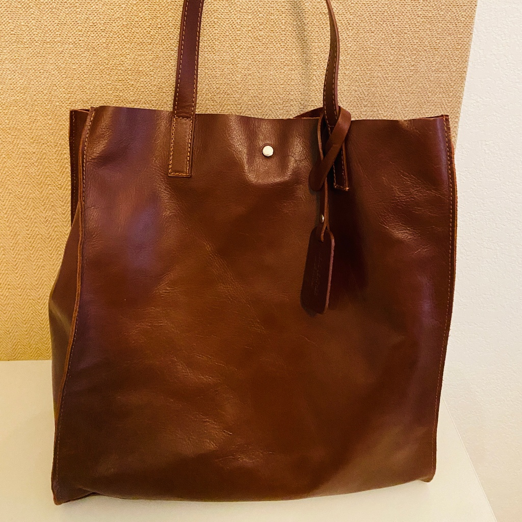 Authentic Italian Leather Bag - Brand New